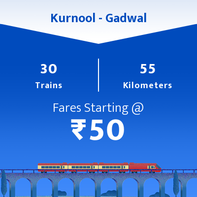 Kurnool To Gadwal Trains